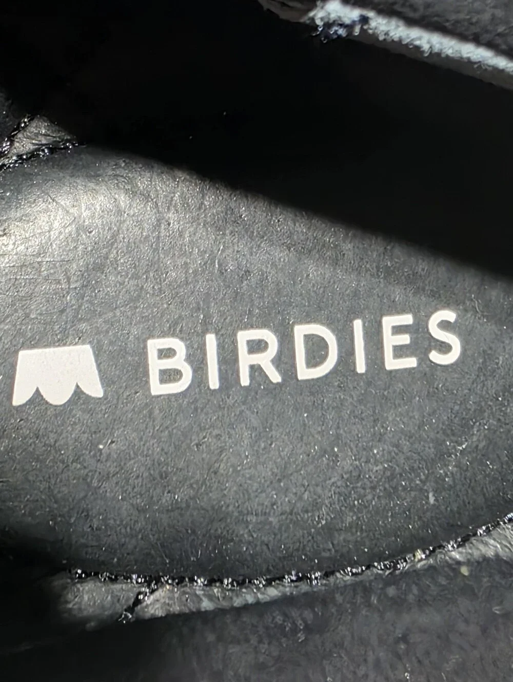 EUC BIRDIES THE GOLDFINCH BLACK SUEDE POINTED TOE COMFORT FLATS SZ 7